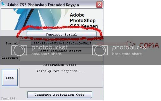 codigo autorizacion photoshop cs3 keygen