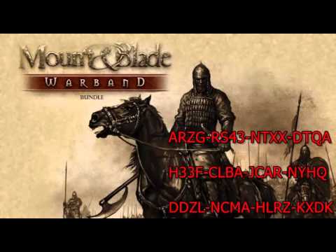 mount and blade warband serial key code